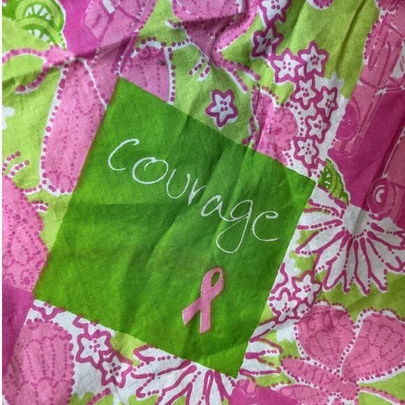 Lilly Pulitzer Ford Breast Cancer Awareness Scarf - Picture 5 of 6
